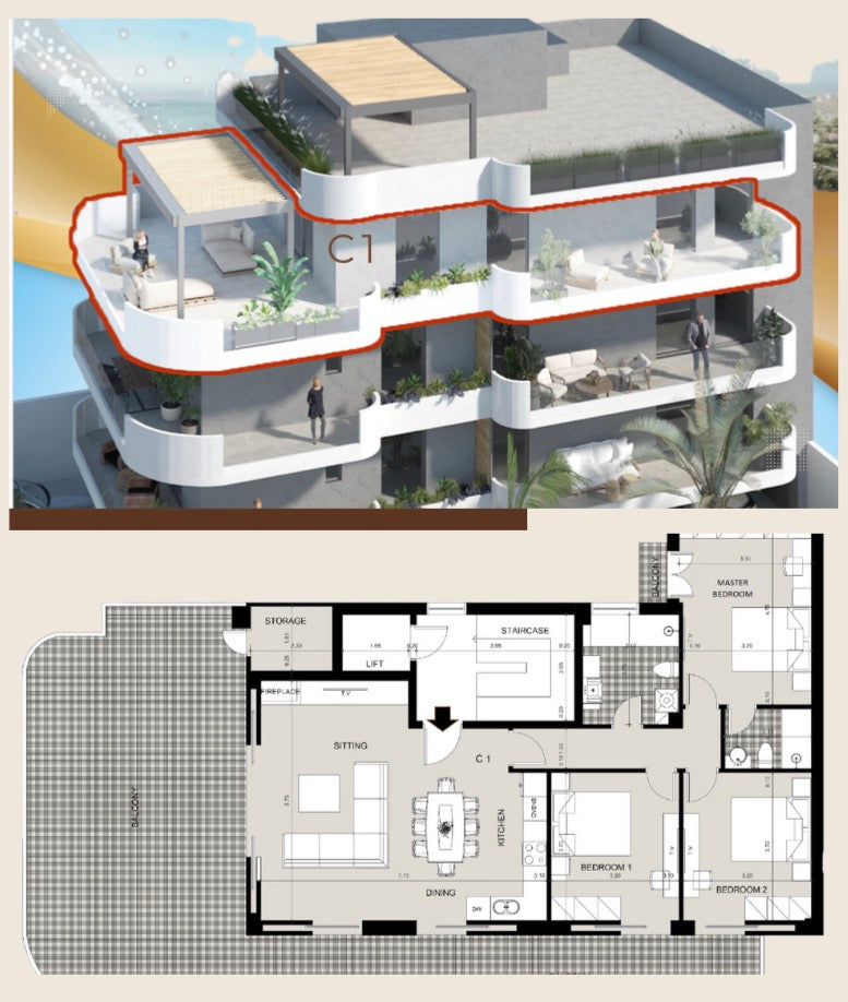 Full-Floor Sea View Residence | Glyfada, Athens