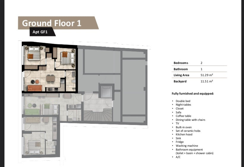 2-Bedroom Ground-Floor Apartment with Private Backyard | Koukaki, Athens