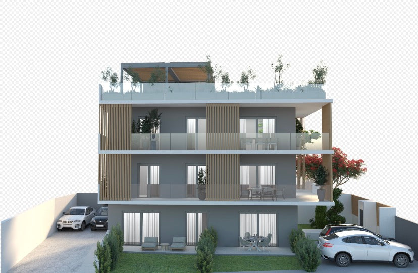 Luxury 1+1 with Private Garden – Glyfada