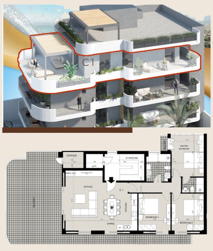 Full-Floor Sea View Residence | Glyfada, Athens