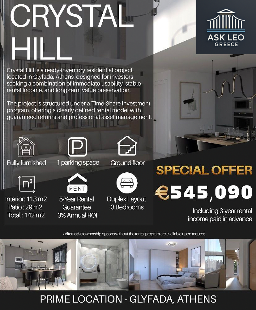 Prime Duplex Residence with Guaranteed Rental Income | Glyfada, Athens